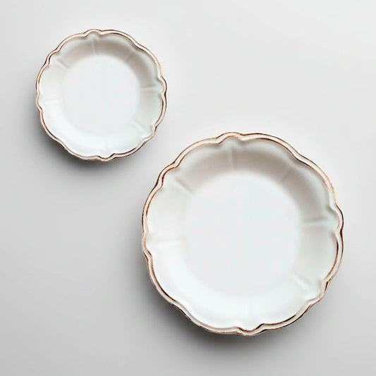 Vintage colonial wing dinner plate 21 cm. (6 pcs)