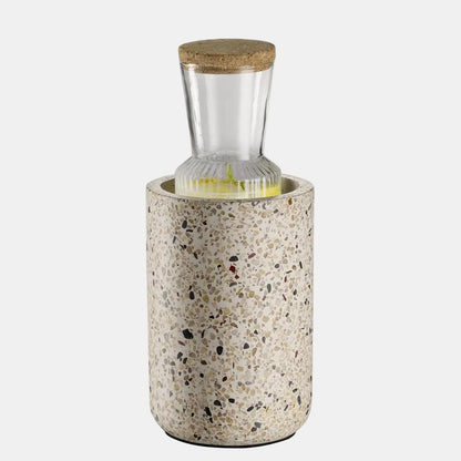 Enfría botellas hormigón terrazo. ø12.5 x 19 cm - 1 ud.
