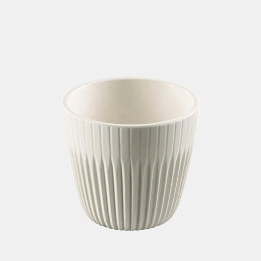 Set 6 unidades bol lineo blanco. ø7 x 6.5 cm - 1 Ud.