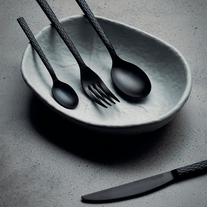 Faca de Mesa Olive Matt Black. 24 cm - 12 Unid.