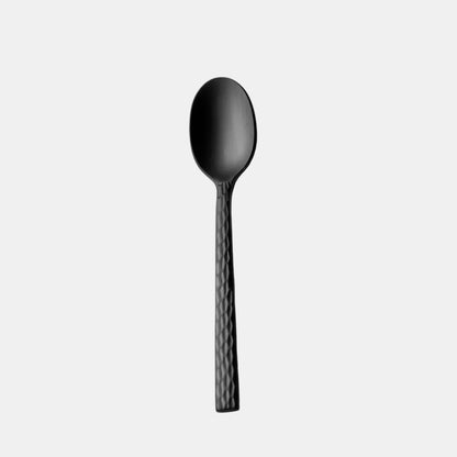 Olive Matt Black dessert spoon 18.2 cm. 12 pcs