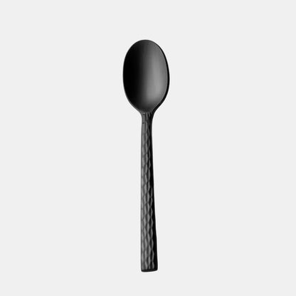 Colher Café azeitona Preto mate. 14 cm - 12 unidades