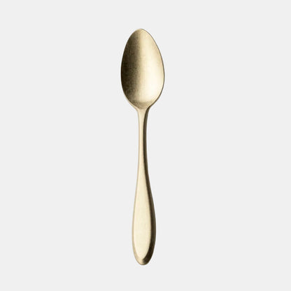 Cuchara moka Alejandria Champagne. 11 cm - 12 Uds.