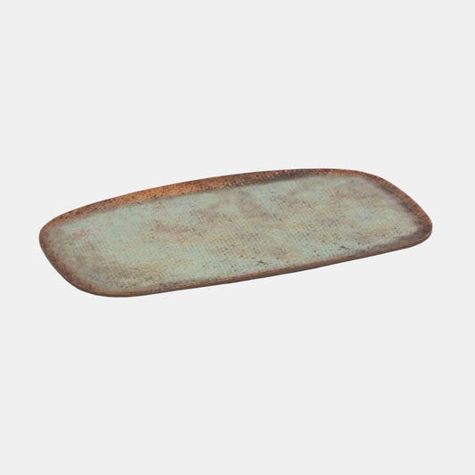 Fonte melamina oval Linen. 28 x 15 x 2 cm - 1 un.