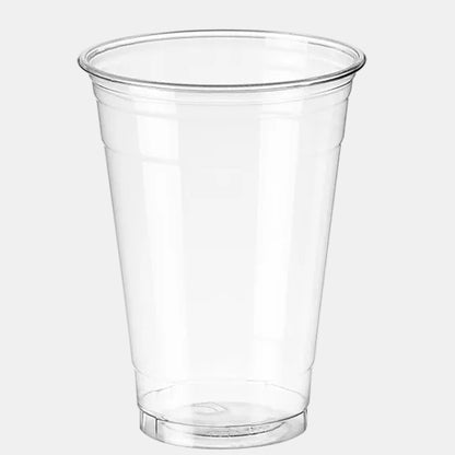 Vaso plástico reciclable RPET transparente. ø9.5 cm. Varias medidas - 1000 Uds. - Klimer