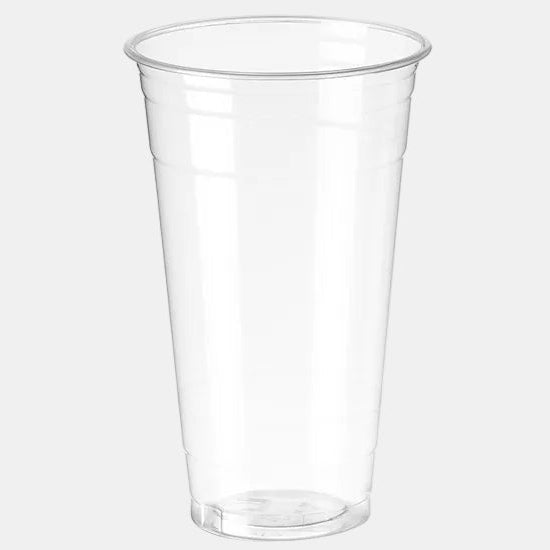 Vaso plástico reciclable RPET transparente. ø9.5 cm. Varias medidas - 1000 Uds. - Klimer