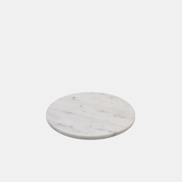 Plato marmol blanco. ø20.5 cm - 1 Ud.