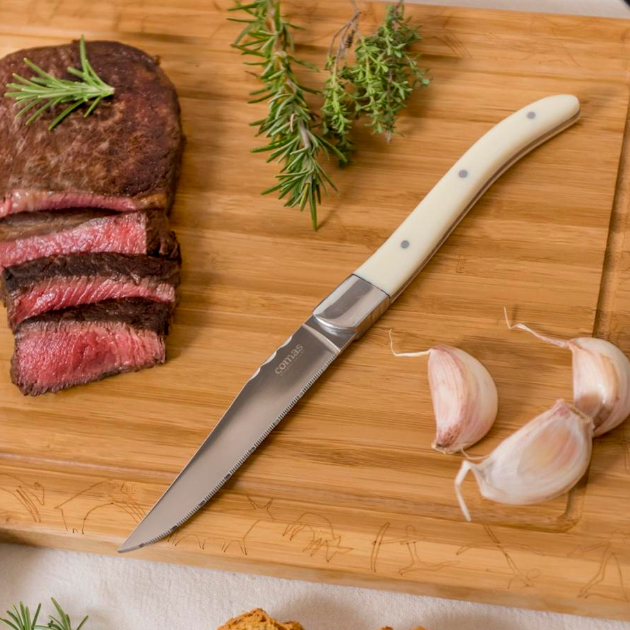 Cuchillo chuletero ACR White. 25.5 cm - 6 uds.