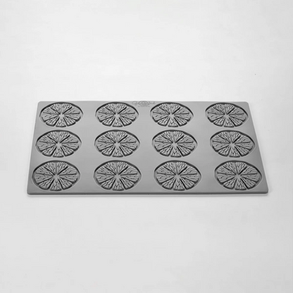 Molde silicona citrico. ø6 x 0,2 cm - 1 ud