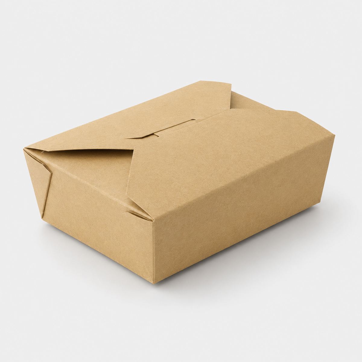 Caixa biodegradável de cartão kraft Mini. 12 x 9.8 x 3.5 cm. 236 ml - 500 Unid.