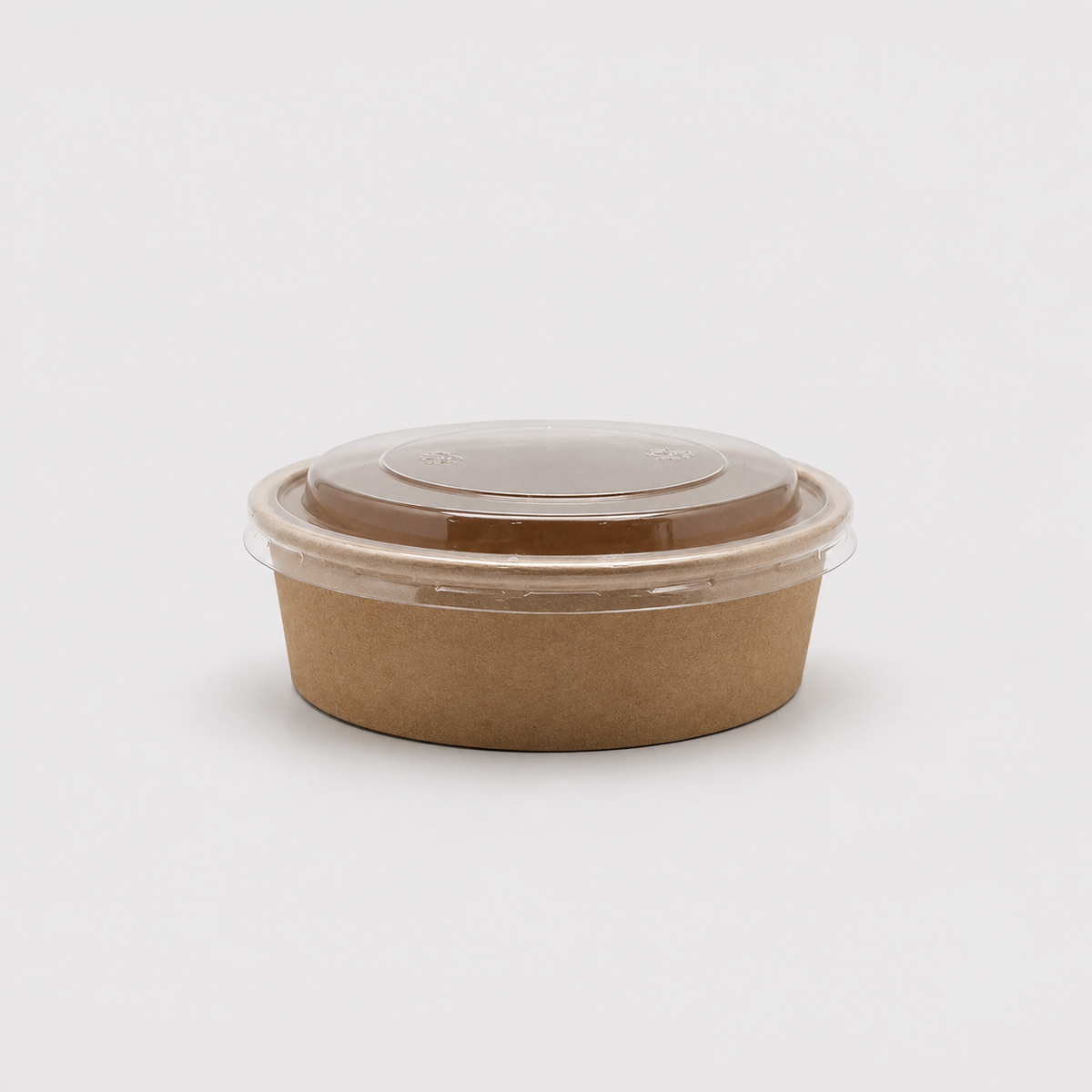 Ensaladera de cartón kraft microondable. Varias capacidades - 300 Uds. - Klimer