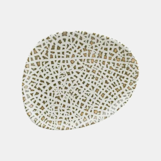 Plato llano irregular porcelana Tango Taipan. Varias medidas - 12 Uds. - Klimer
