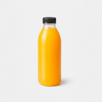 Round PET bottle with included cap. 500 ml. - 135 units
