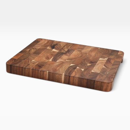 Tabla de madera de acacia para cortar y servir. 40 x 32 x 3.8 cm - 1 ud.