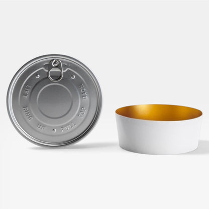 Bol de cartón blanco para comida caliente con tapa. 510 ml - 250 uds.