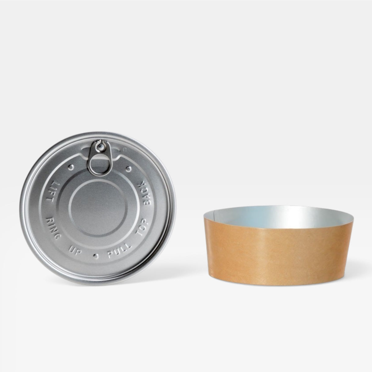 Bol kraft para comida caliente con tapa. 510 ml - 250 uds.