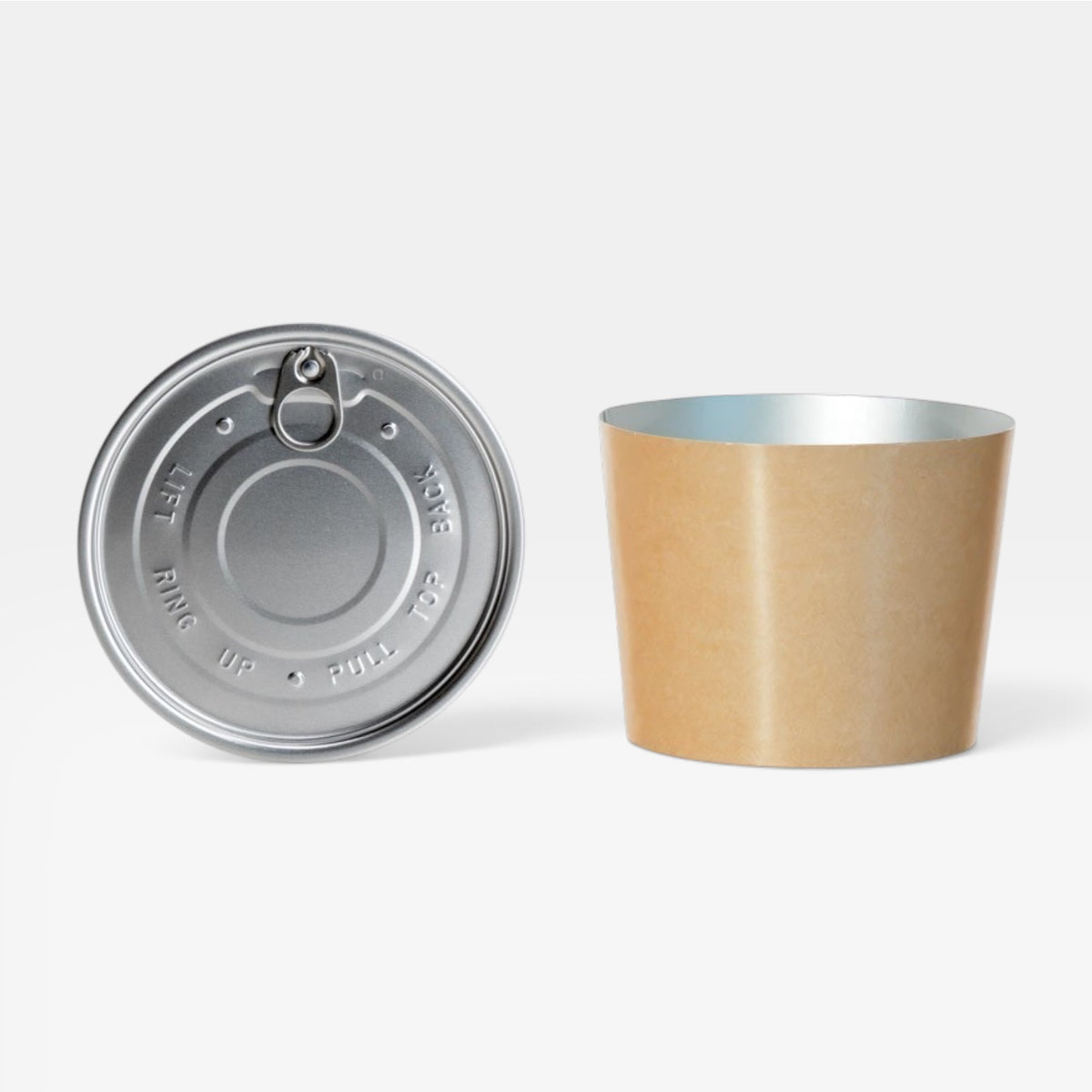Bol kraft para comida caliente con tapa. 1000 ml - 250 uds.