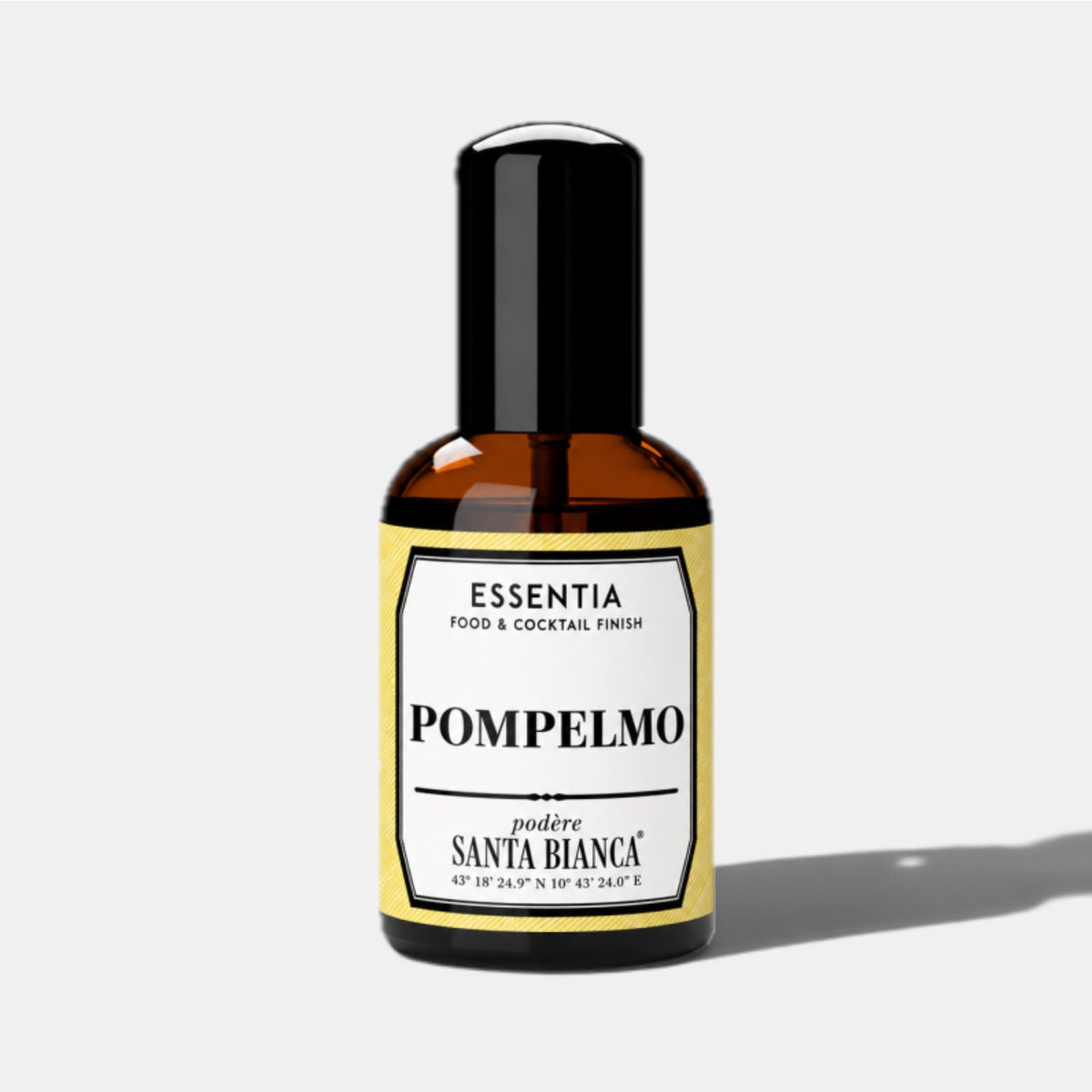 Esencia de pomelo en spray 50 ml para gin tonic y cócteles, frasco de cristal ámbar