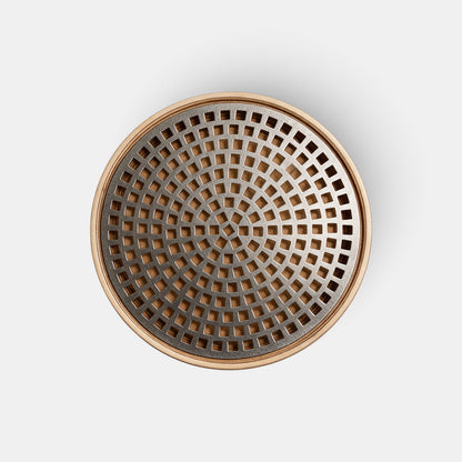 Bandeja redonda de madera apta para lavavajillas. Ø30 x 4 cm - 1 ud.