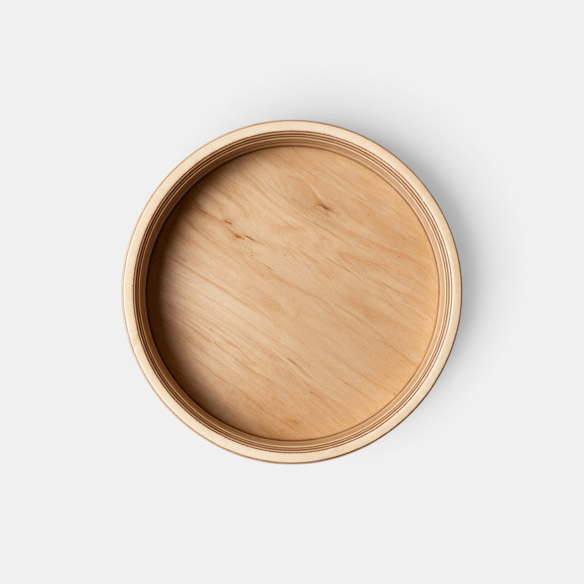 Bandeja redonda de madera apta para lavavajillas. Ø30 x 4 cm - 1 ud.