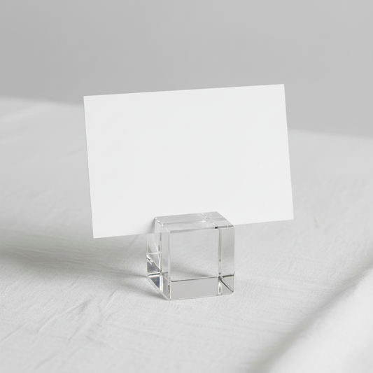 Soportes de mesa cuadrados. 3 x 3 x 3 cm - 4 uds - Klimer