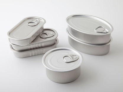 Lata rectangular de aluminio para conserva 50 ml – 11 × 5,5 cm – 100 unidades - Klimer