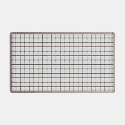 Rejilla para bandeja rectangular de madera. 32.5 x 22.5 cm - 1 ud.