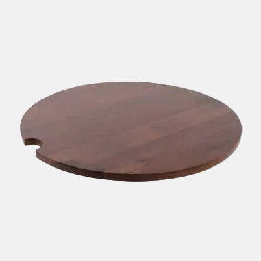 Tabla de acacia para soporte redondo polyratan. ø45 cm - 1 ud